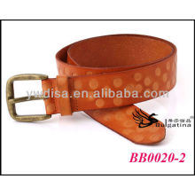 Vintage brodé en cuir véritable ceintures en gros avec taille 3.95 * 85cm BB0020-2